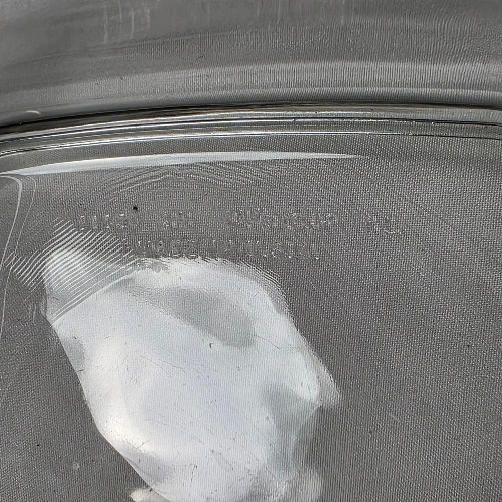 Pyrex Casserole Dish Unisex 4.5 Cup Clear 8100 Square Glass Oven Microwave Safe